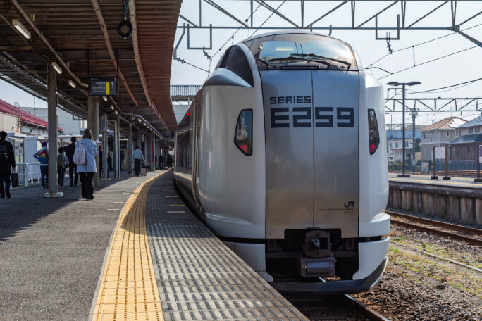 JR総武本線・銚子駅・特急「しおさい」(千葉県:2025年3月)