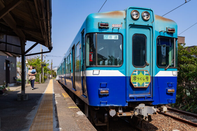 銚子・銚子電鉄鉄道線・外川駅(千葉県:2025年3月)