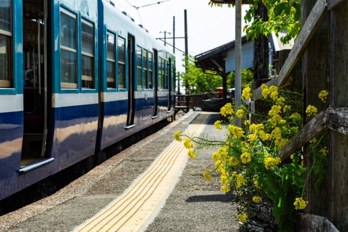 銚子・銚子電鉄鉄道線・外川駅(千葉県:2025年3月)
