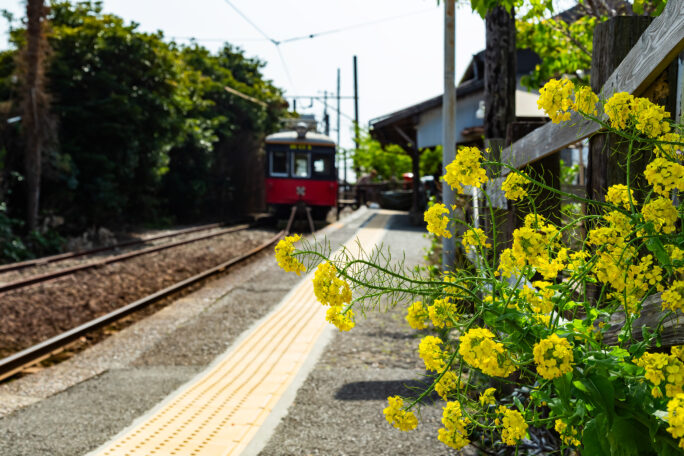 銚子・銚子電鉄鉄道線・外川駅(千葉県:2025年3月)