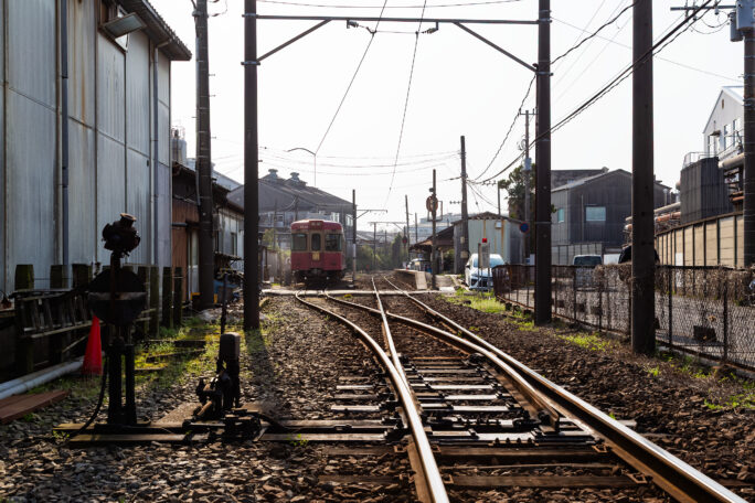 銚子・銚子電鉄鉄道線・仲ノ町駅(千葉県:2025年3月)