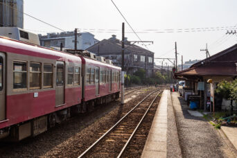 銚子・銚子電鉄鉄道線・仲ノ町駅(千葉県:2025年3月)