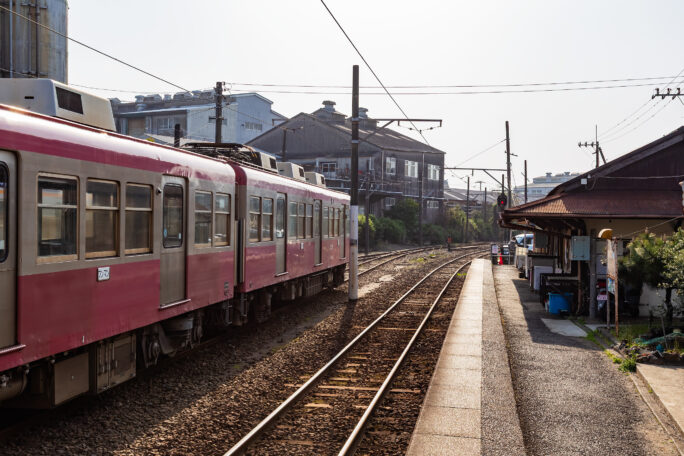 銚子・銚子電鉄鉄道線・仲ノ町駅(千葉県:2025年3月)