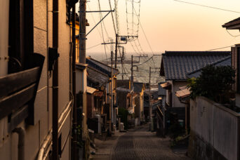 銚子・銚子電鉄鉄道線・外川駅・外川集落(千葉県:2025年3月)