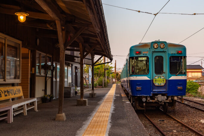 銚子・銚子電鉄鉄道線・外川駅(千葉県:2025年3月)