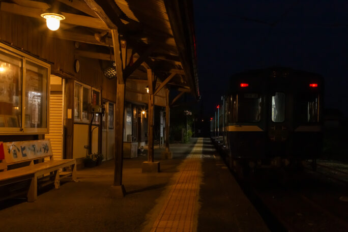 銚子・銚子電鉄鉄道線・外川駅(千葉県:2025年3月)