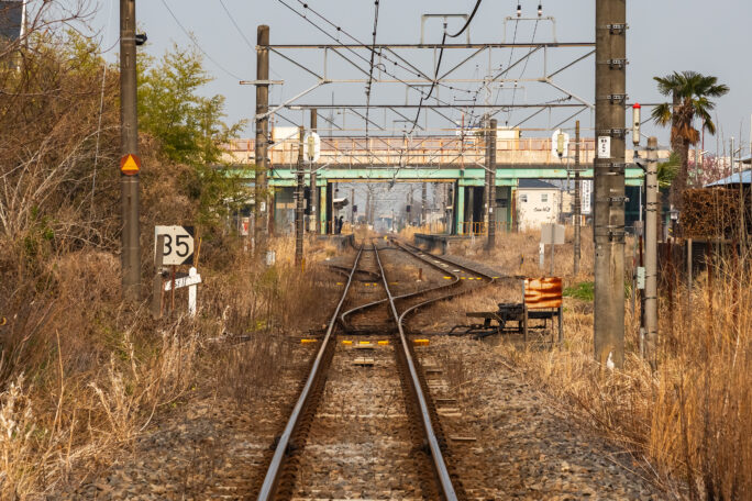JR東金線・東金駅(千葉県:2025年3月)