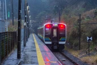 JR外房線・行川アイランド駅(千葉県:2025年3月)