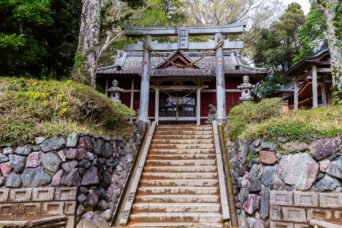 小湊鉄道・いすみ鉄道・上総中野駅・中野山水神社(千葉県:2025年3月)