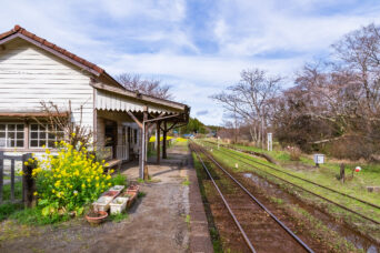 小湊鉄道・月崎駅(千葉県:2025年3月)