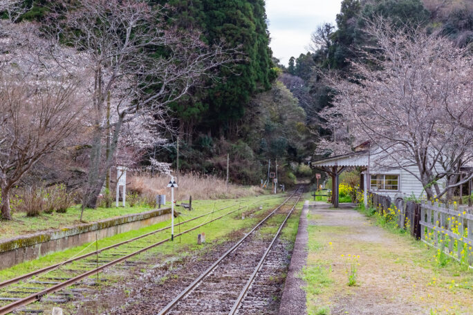 小湊鉄道・月崎駅(千葉県:2025年3月)