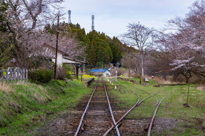 小湊鉄道・月崎駅(千葉県:2025年3月)