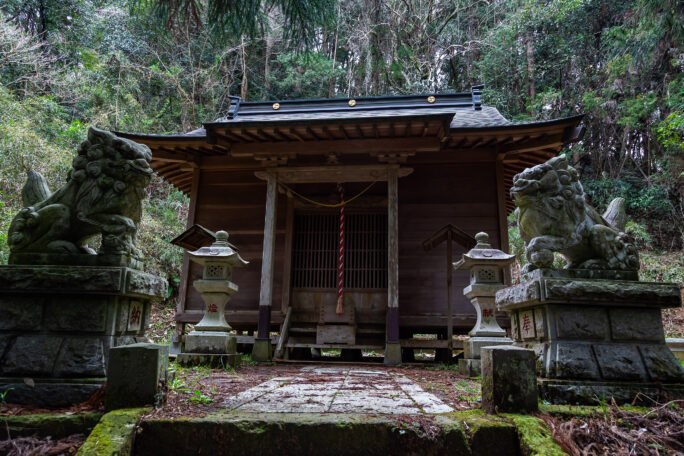 小湊鉄道・飯給駅・白山神社(千葉県:2025年3月)