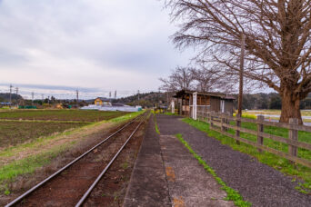 小湊鉄道・上総久保駅(千葉県:2025年3月)