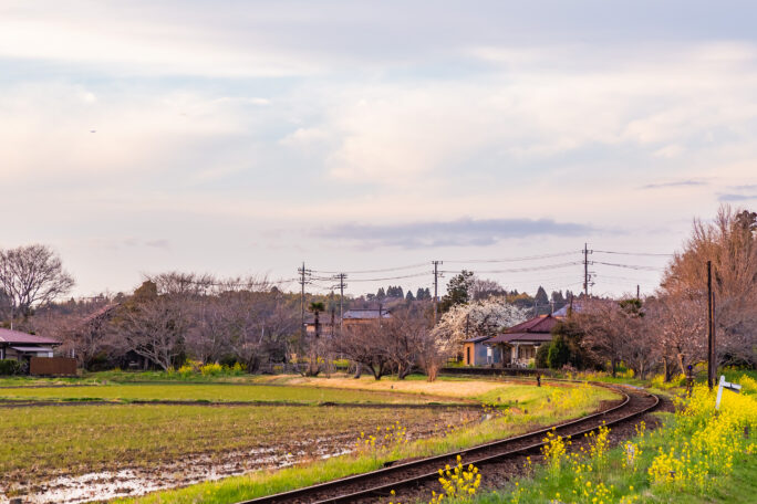 小湊鉄道・上総鶴舞駅(千葉県:2025年3月)