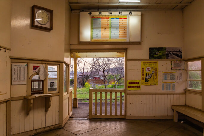 小湊鉄道・上総鶴舞駅(千葉県:2025年3月)