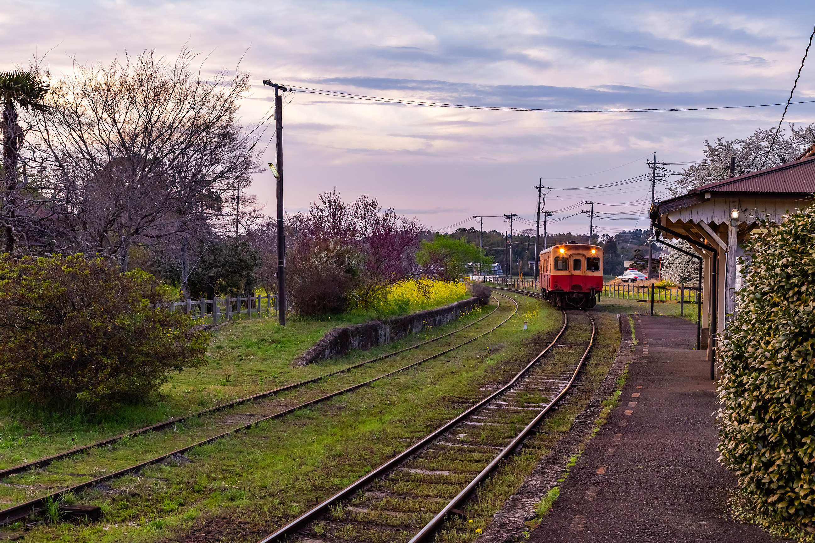 小湊鉄道・上総鶴舞駅（千葉県：2025年3月）