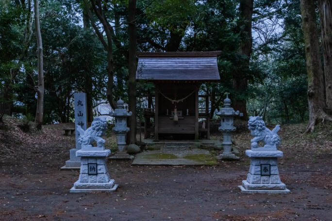 小湊鉄道・上総牛久駅・丸山神社(千葉県:2025年3月)