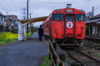 小湊鉄道・上総山田駅(千葉県:2025年3月)