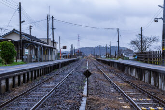 JR久留里線・横田駅(千葉県:2025年3月)