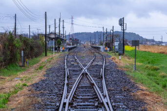 JR久留里線・横田駅(千葉県:2025年3月)