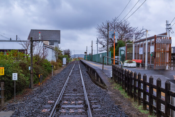 JR久留里線・東横田駅(千葉県:2025年3月)