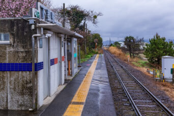 JR久留里線・下郡駅(千葉県:2025年3月)