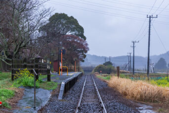 JR久留里線・平山駅(千葉県:2025年3月)