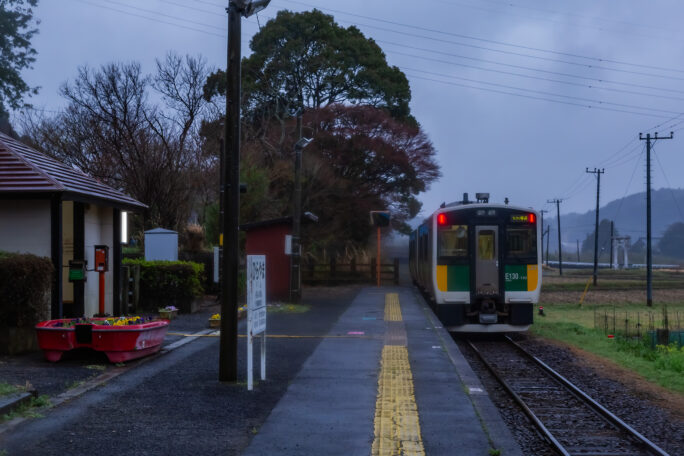 JR久留里線・平山駅(千葉県:2025年3月)