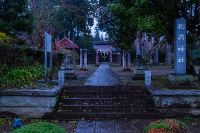 君津・大戸・稲荷神社(千葉県:2025年3月)