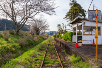 いすみ鉄道・小谷松駅(千葉県:2025年3月)