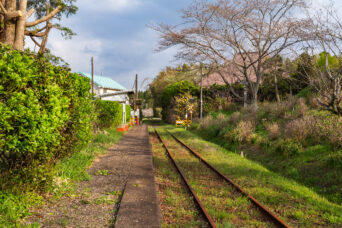 いすみ鉄道・小谷松駅(千葉県:2025年3月)