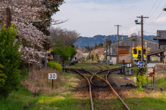 いすみ鉄道・大多喜駅(千葉県:2025年3月)