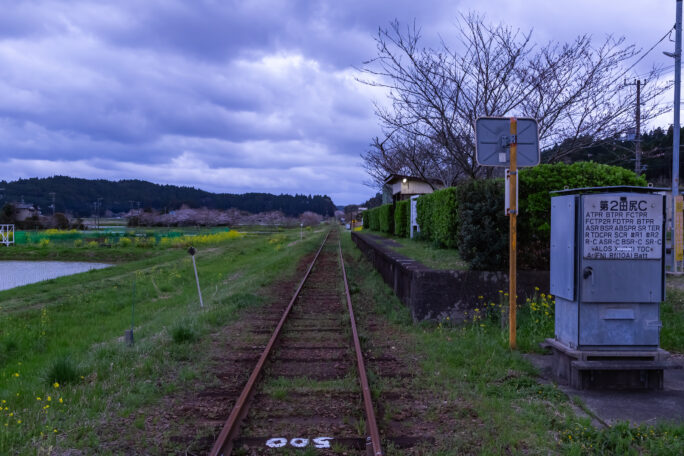 いすみ鉄道・新田野駅（千葉県：2025年3月）