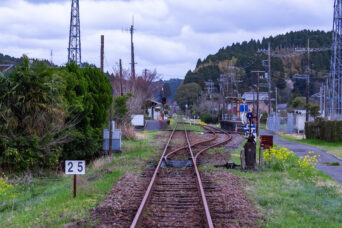 いすみ鉄道・上総東駅(千葉県:2025年3月)