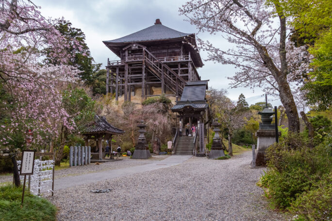 南総鉄道・笠森寺駅跡付近・笠森寺（千葉県：2025年3月）