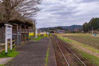 小湊鉄道・上総久保駅(千葉県:2025年3月)