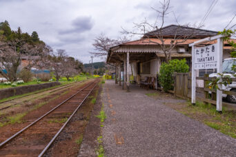 小湊鉄道・高滝駅(千葉県:2025年3月)