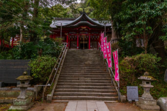 小湊鉄道・高滝駅付近・高滝神社(千葉県:2025年3月)