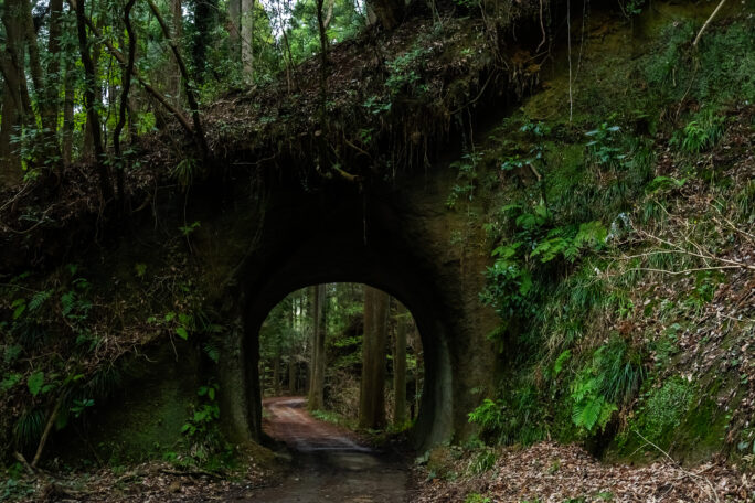 小湊鉄道・月崎駅付近・月崎隧道群（千葉県：2025年3月）