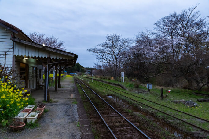 小湊鉄道・月崎駅（千葉県：2025年3月）