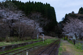 小湊鉄道・月崎駅(千葉県:2025年3月)
