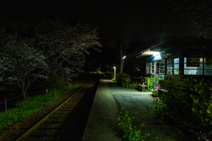 小湊鉄道・飯給駅（千葉県：2025年3月）