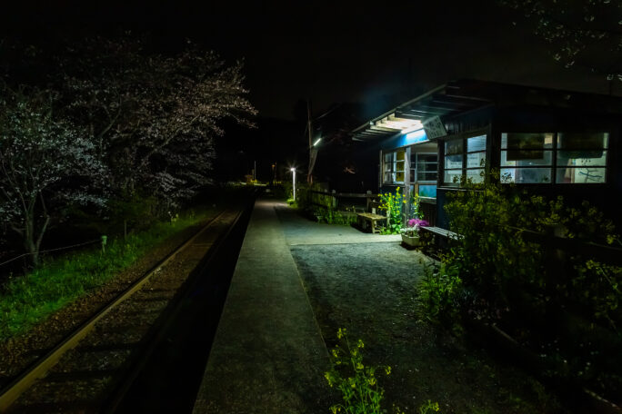 小湊鉄道・飯給駅（千葉県：2025年3月）