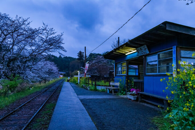 小湊鉄道・飯給駅（千葉県：2025年4月）