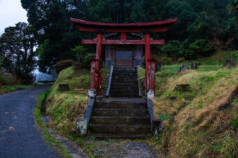 夷隅・養老渓谷温泉付近・塚越・八坂神社(千葉県:2025年3月)
