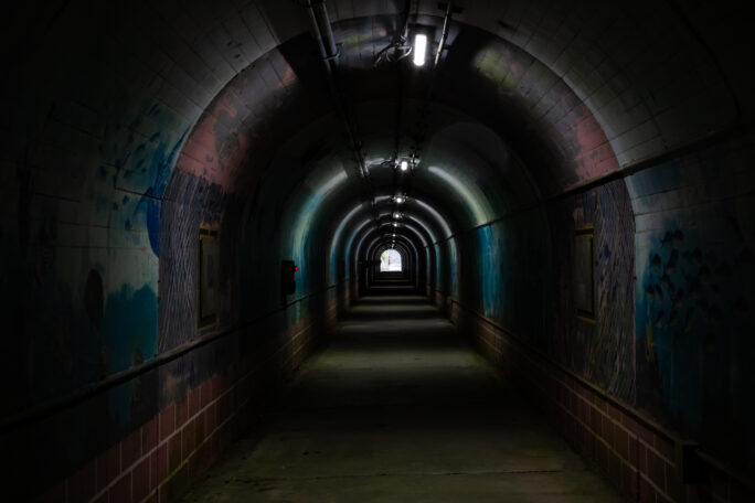 小湊・実入歩道トンネル・とんねるすいぞくかん（千葉県：2025年4月）