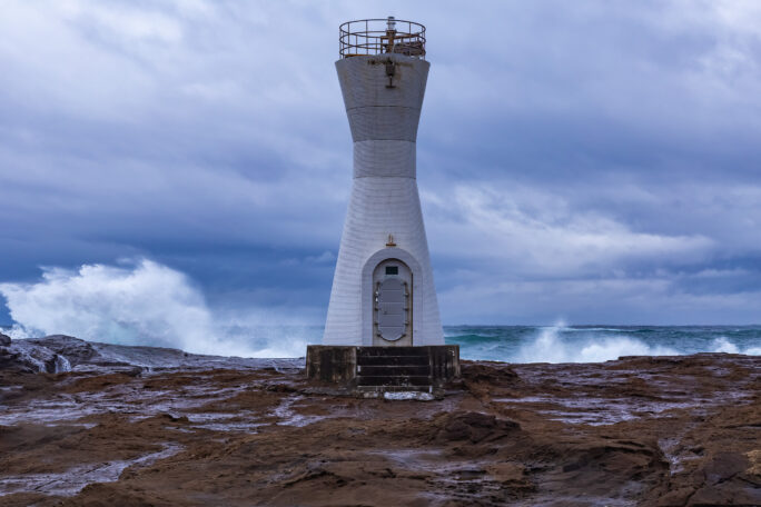 南房総・白浜・安房白浜港灯台（千葉県：2025年4月）