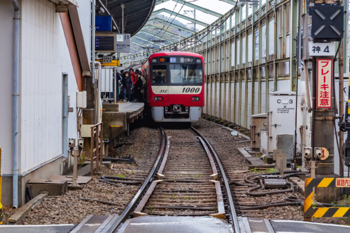 京浜急行逗子線・逗子・葉山駅（神奈川県：2025年4月）