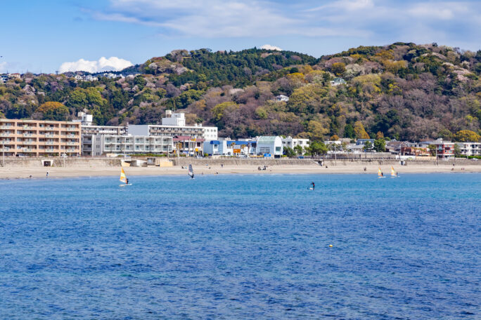 逗子・逗子海岸（神奈川県：2025年4月）